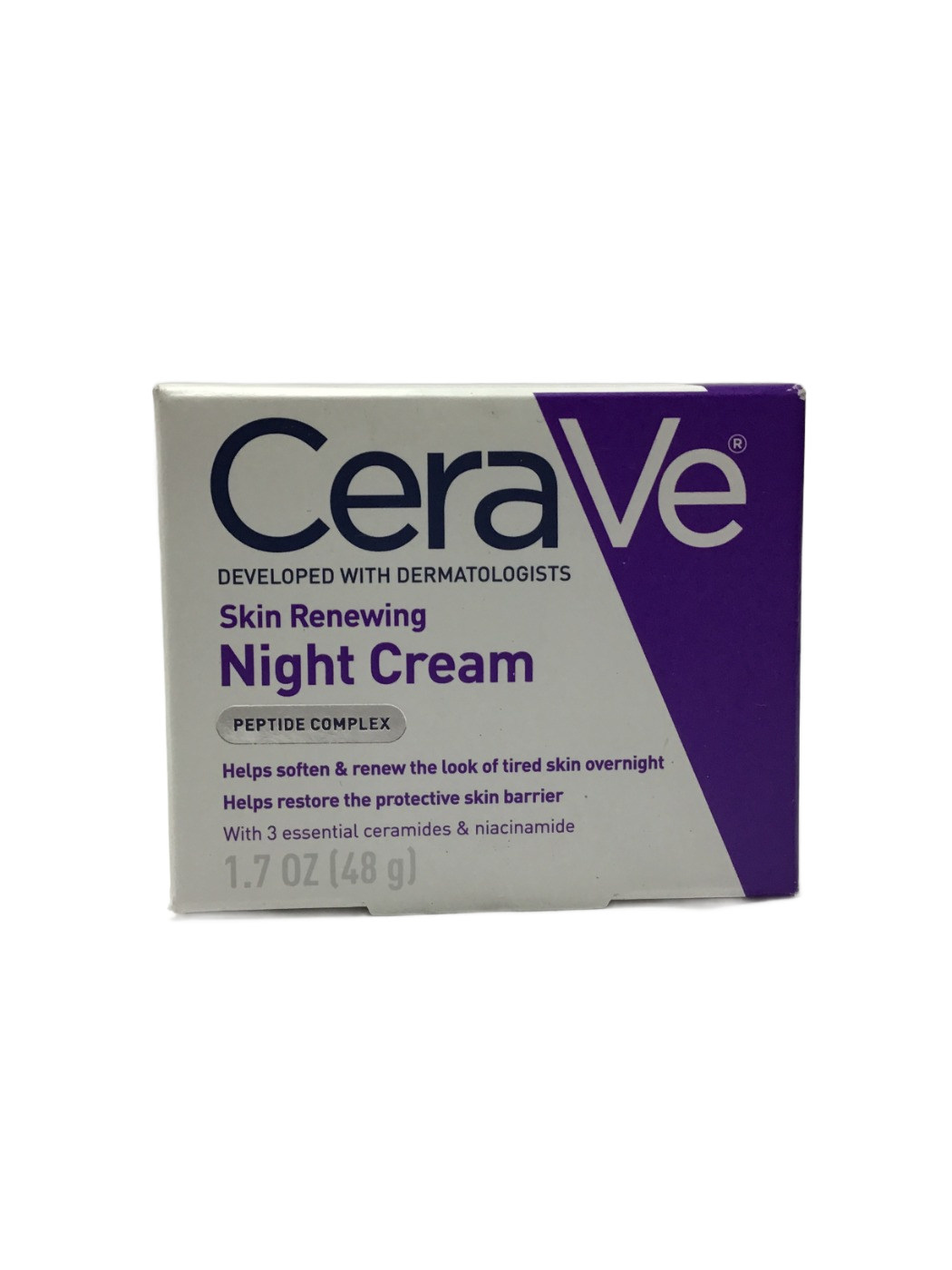 CeraVe CeraVe Skin Renewing Night Cream, 1.7 oz, photo 1