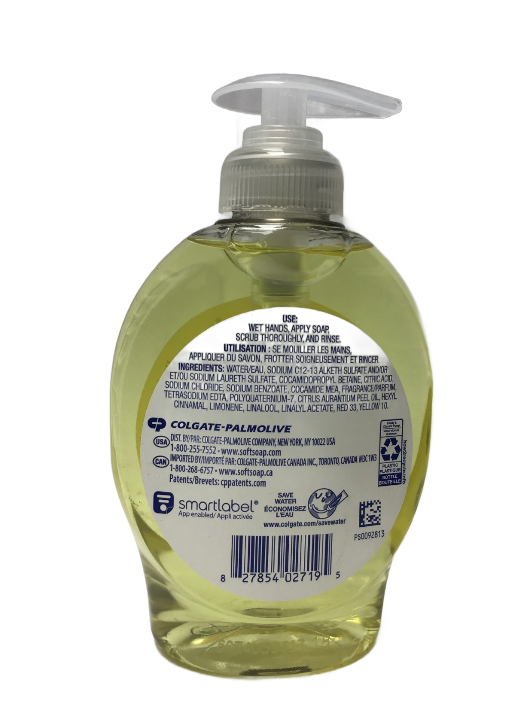 Softsoap Softsoap Meyer Lemon Scent Liquid Hand Soap, 7.5 fl oz, photo 2