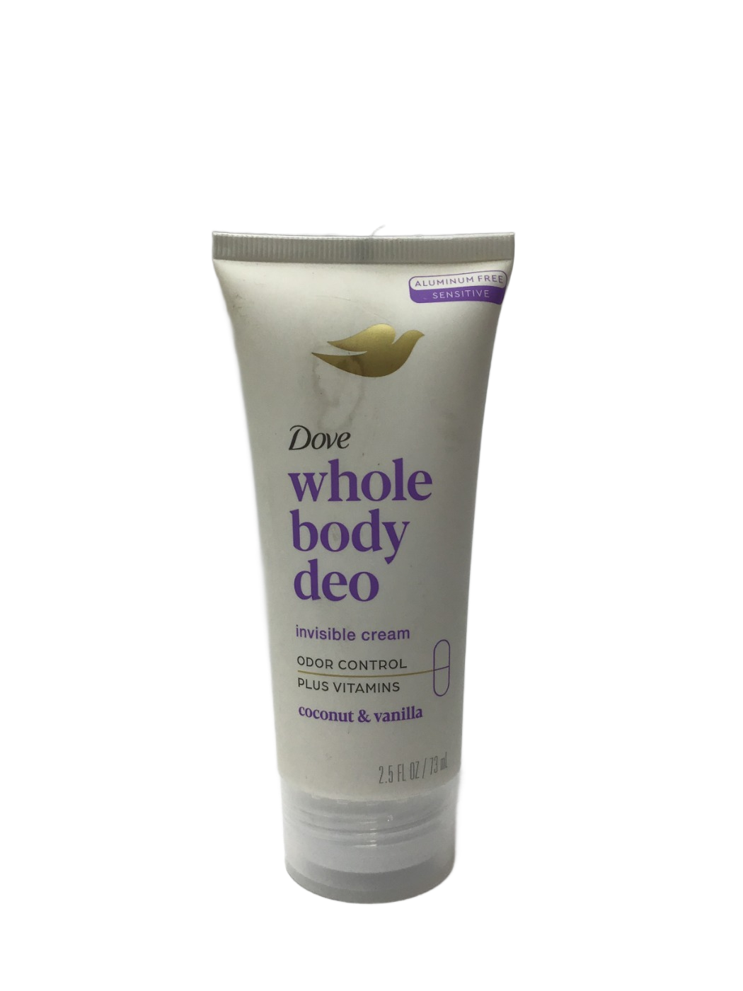 Dove Dove Whole Body Deo Invisible Cream Coconut & Vanilla, 2.5 fl oz, photo 1