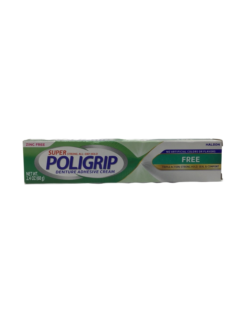 Super Poligrip Super Poligrip Free Denture Adhesive Cream, 2.4 oz, photo 1