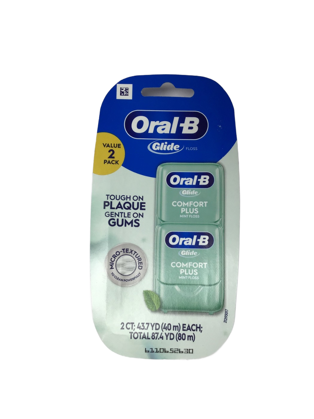 Oral-B Oral-B Glide Comfort Plus Mint Floss, 2 ct, photo 1