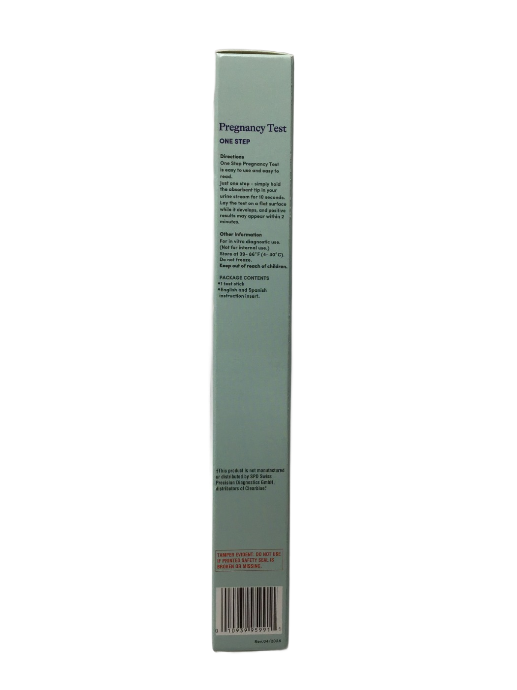 Foster & Thrive Foster & Thrive Pregnancy Test One Step, 1 ct, photo 2