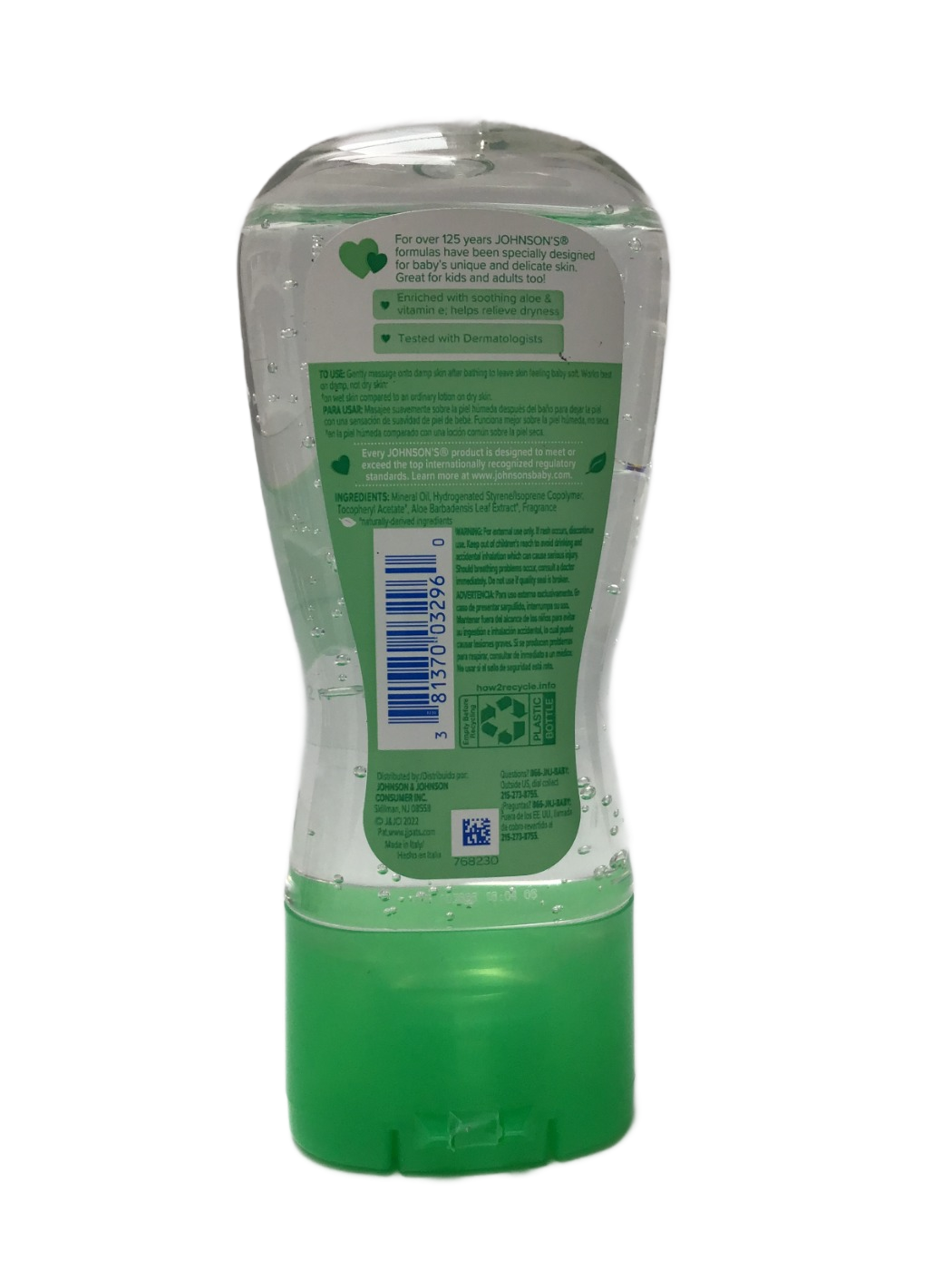 Johnson's Johnson's Aloe & Vitamin E Oil Gel, 6.5 fl oz, photo 2