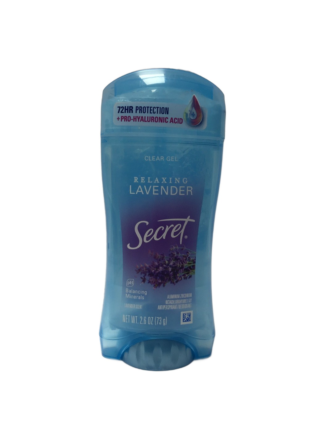 Secret Secret Clear Gel Relaxing Lavender Antiperspirant/Deodorant, 2.6 oz, photo 1