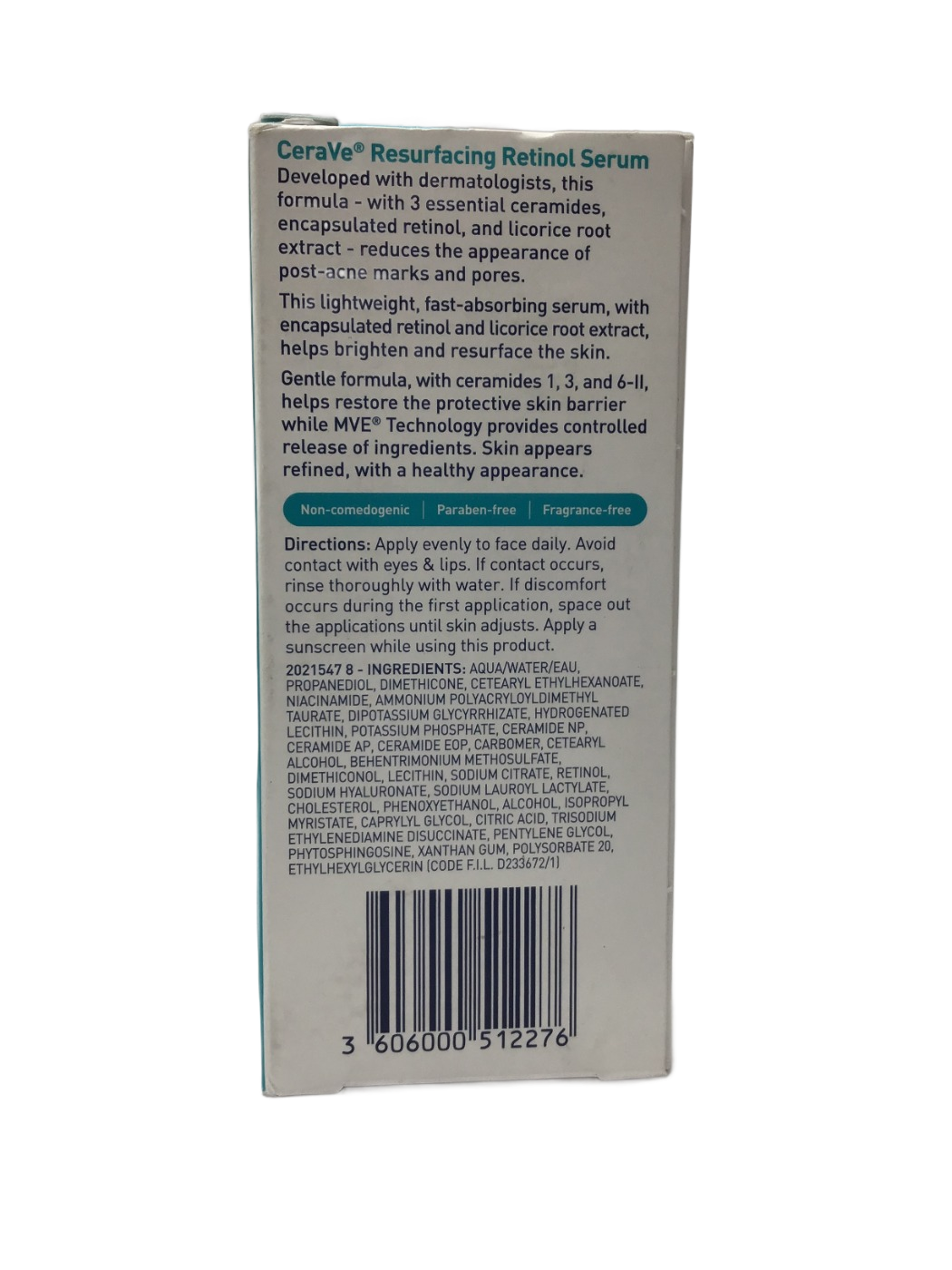 CeraVe CeraVe Resurfacing Retinol Serum, 1 fl oz, photo 2