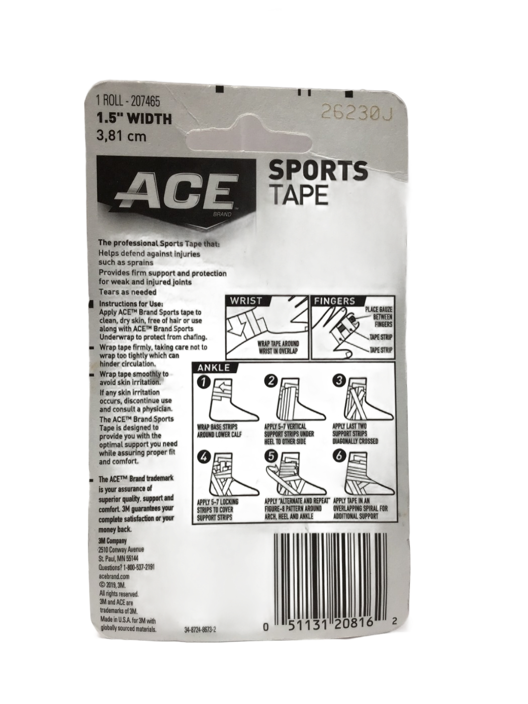 ACE Brand ACE Brand Sports Tape 1.5" Width, 1 ct, photo 1
