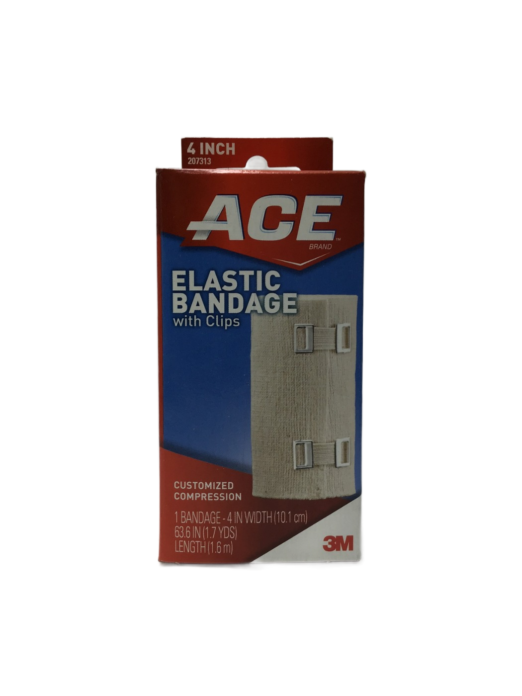 ACE ACE Elastic Bandage with Clips 4 Inch, 1 ct, photo 1