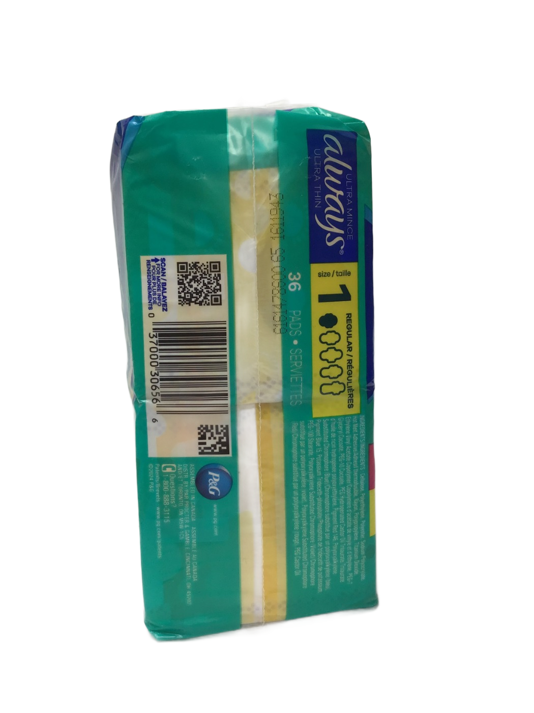 Always Always Ultra Thin Pads Size 1 Regular, 36 ct, photo 3