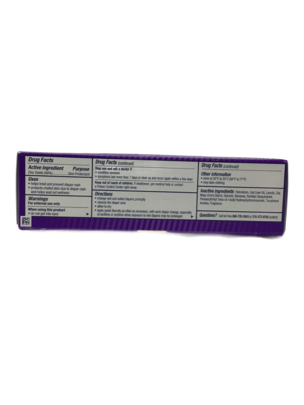 Desitin Desitin Maximum Strength Paste 40% Zinc Oxide Diaper Rash Ointment, 4 oz, photo 3
