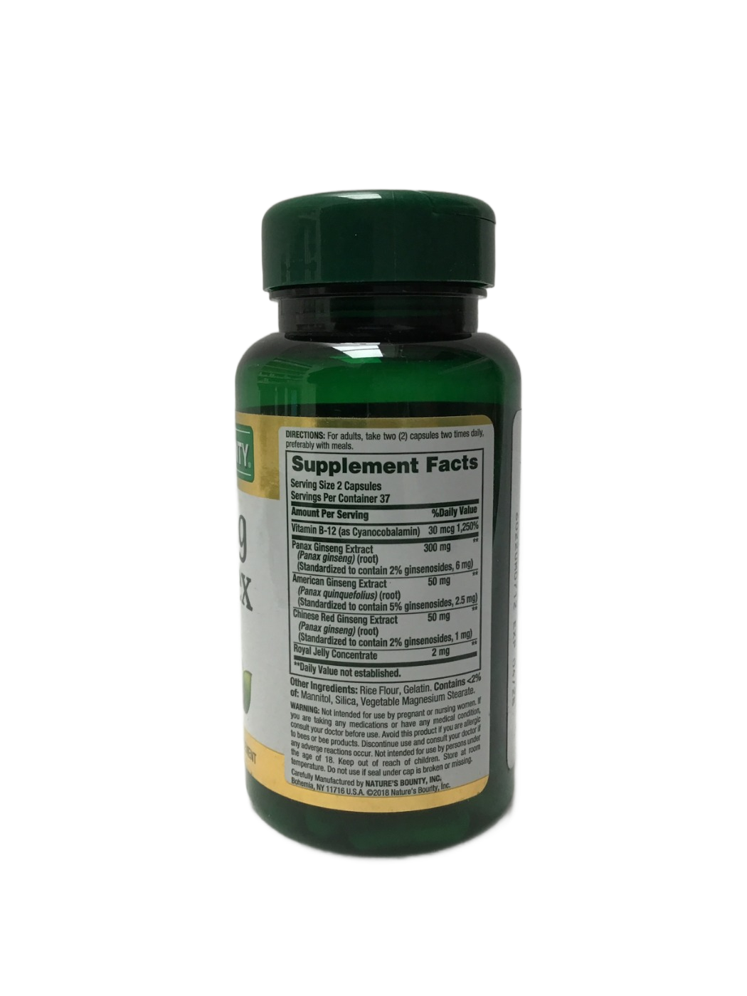 Nature's Bounty Nature's Bounty Ginseng Complex, 75 ct, photo 2