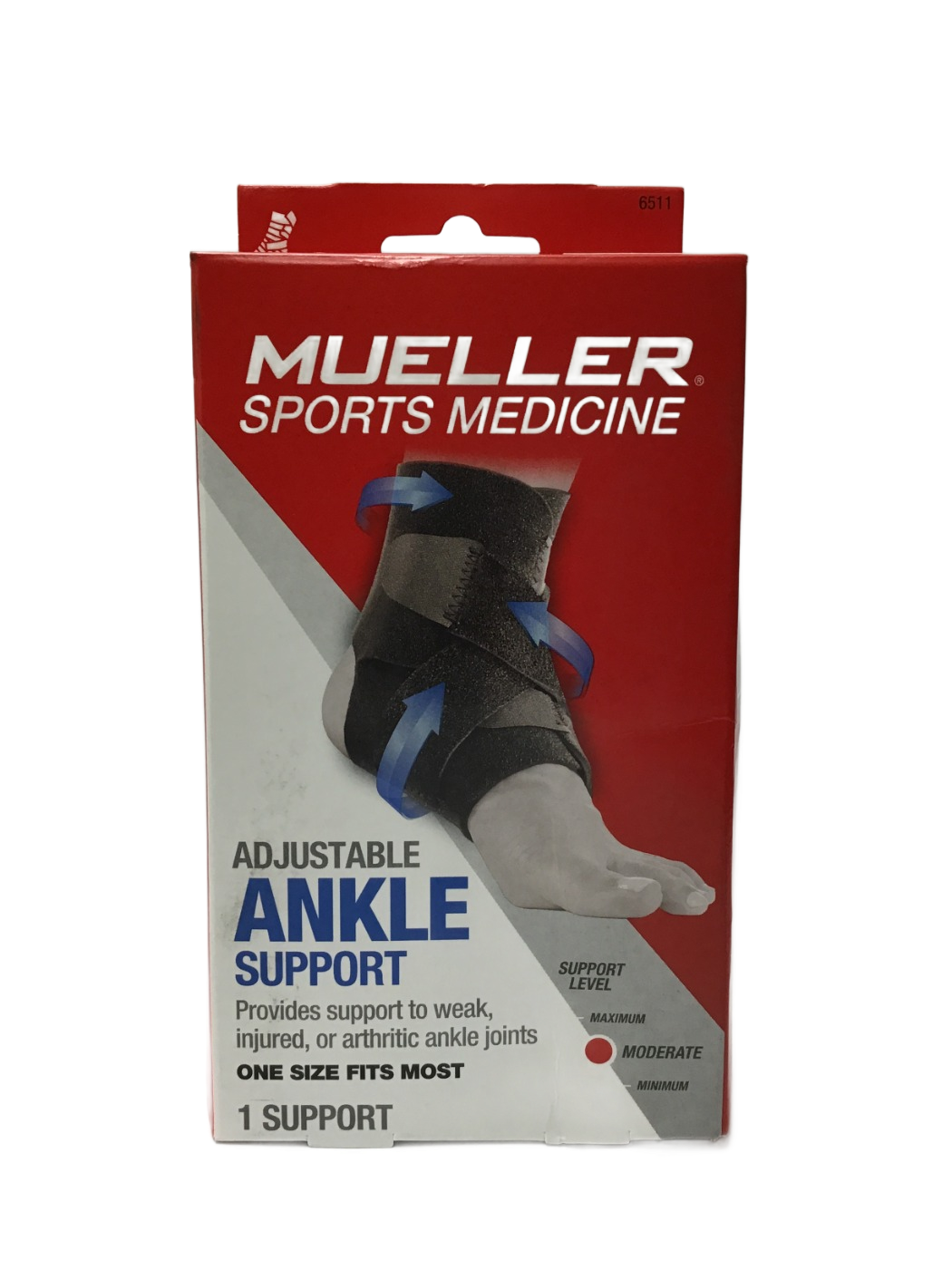 Mueller Sports Medicine Mueller Sports Medicine Adjustable Ankle Support, 1 ct, photo 1