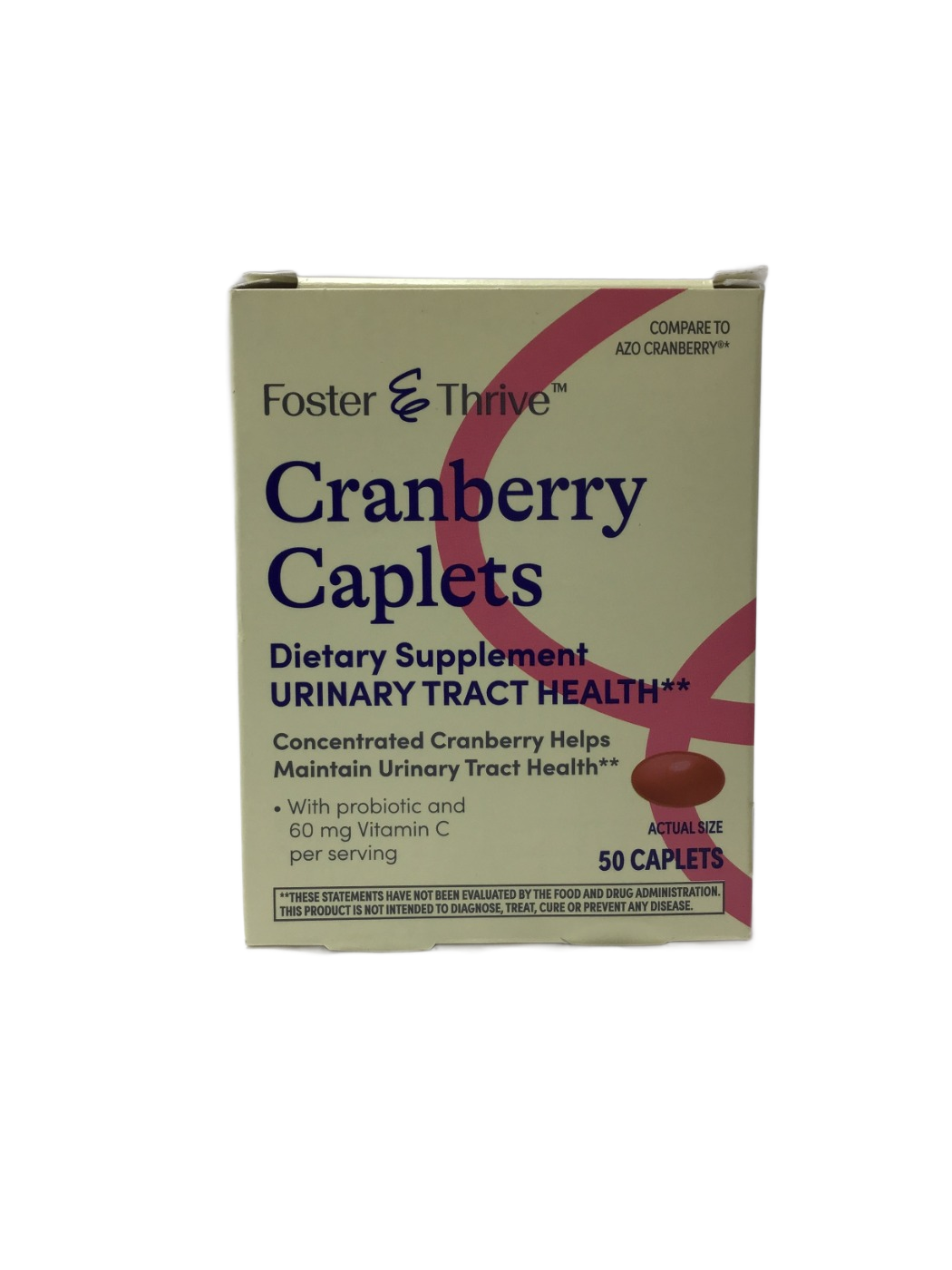 Foster & Thrive Foster & Thrive Cranberry Caplets, 50 ct, photo 1
