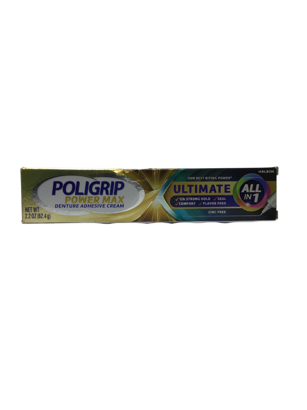Poligrip Poligrip Power Max Denture Adhesive Cream Ultimate All in 1, 2.2 oz, photo 1