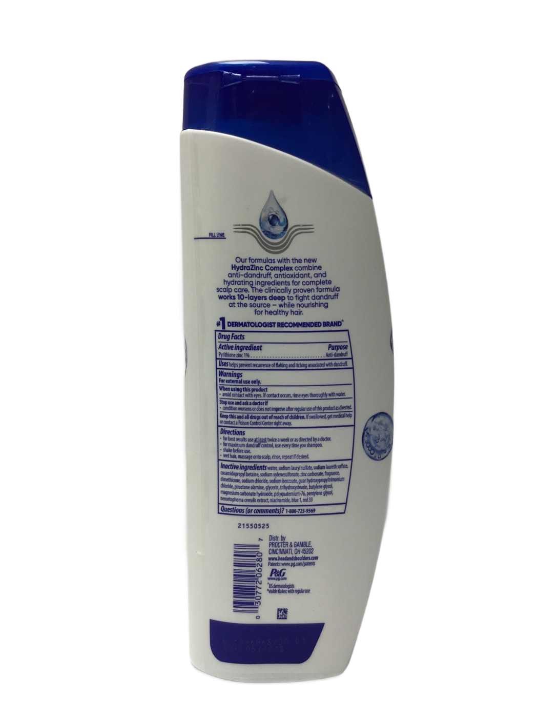 Head & Shoulders Head & Shoulders Classic Clean 2 in 1 Pyrithione Zinc Dandruff Shampoo + Conditioner, 12.5 fl oz, photo 2