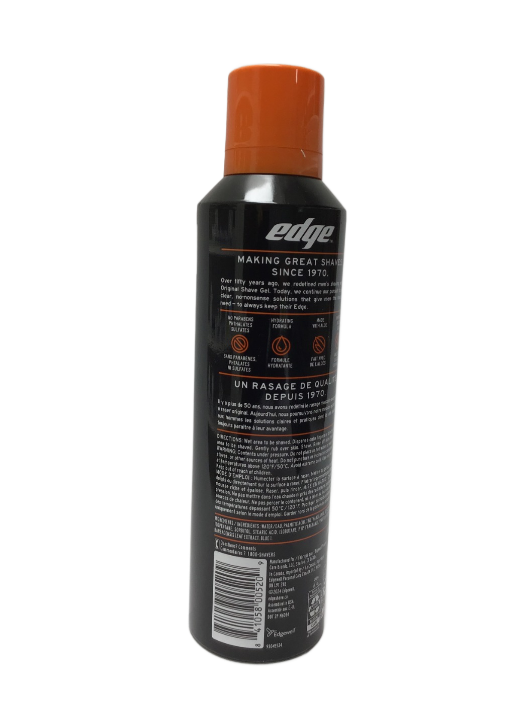 Edge Edge Sensitive Skin Shave Gel with Aloe, 7 oz, photo 2