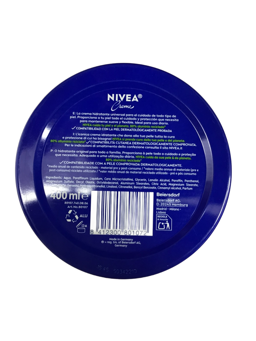 NIVEA NIVEA Creme, 400 mL, photo 2