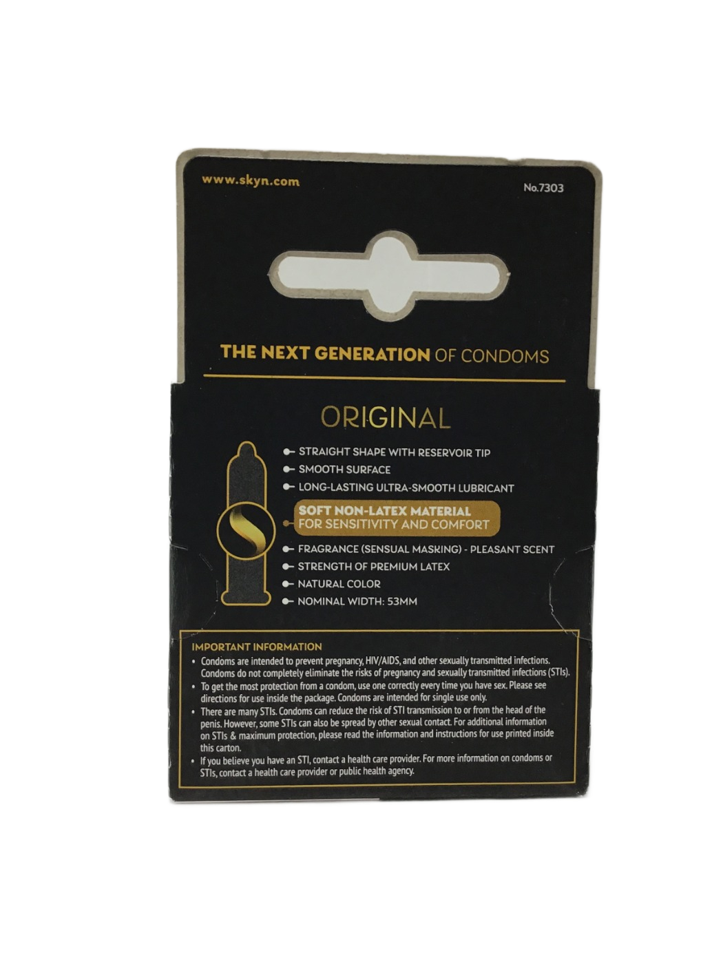 SKYN SKYN Original Non-Latex Lubricated Condoms, 3 ct, photo 2
