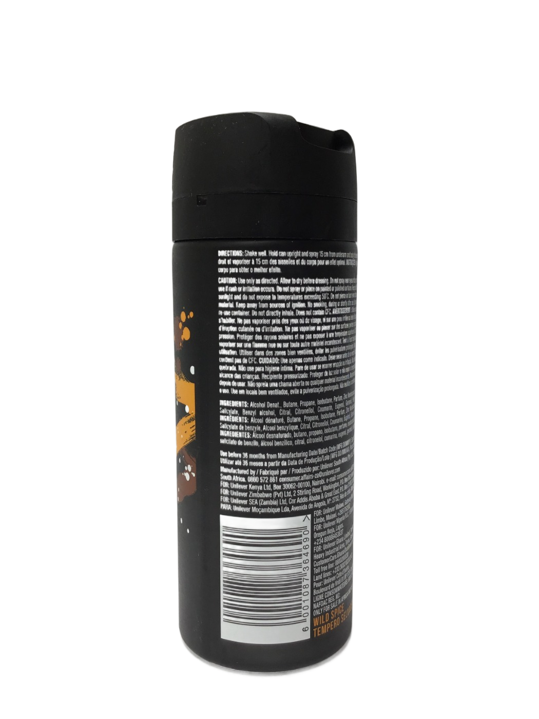 AXE AXE Wild Spice Deodorant Bodyspray, 150 mL, photo 2
