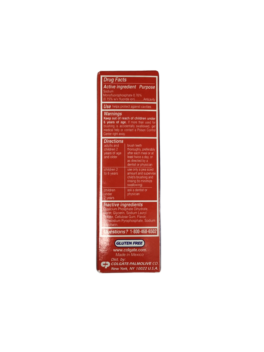 Colgate Colgate Cavity Protection Anticavity Fluoride Toothpaste Great Regular Flavor, 1 oz, photo 2