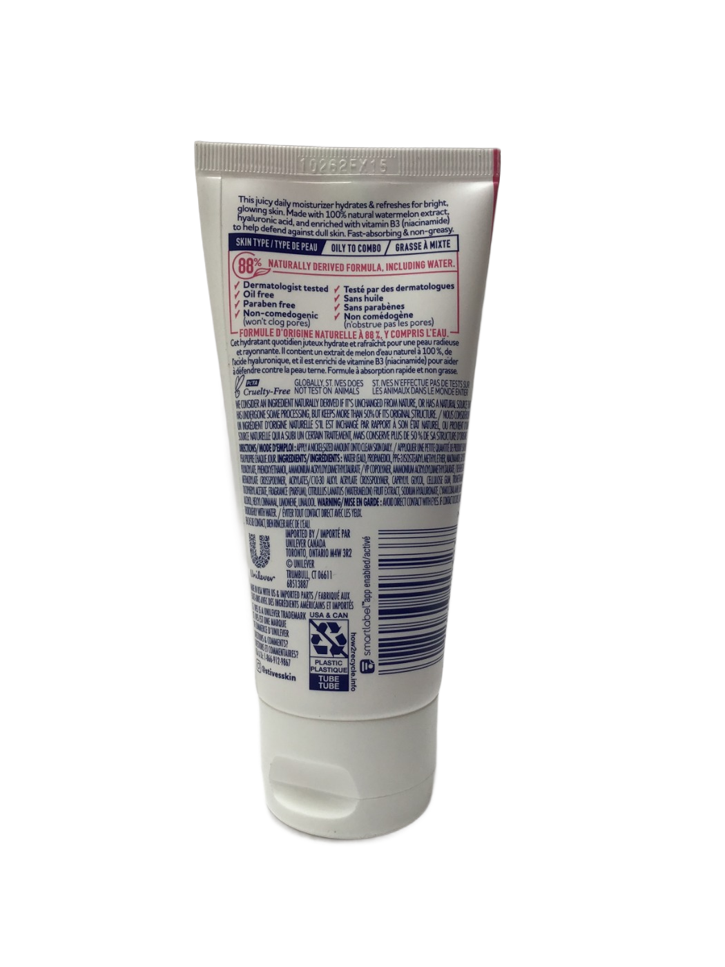 St. Ives St. Ives Hydrate & Glow Face Moisturizer Watermelon, 3 oz, photo 2