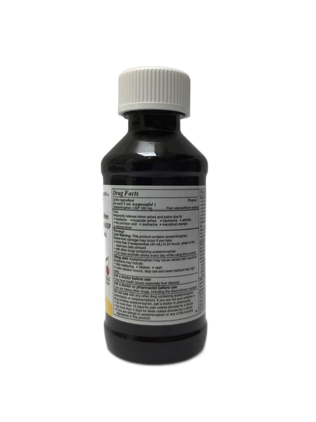 Rising Health Rising Health Acetaminophen Oral Solution USP 160 mg/5 mL Cherry Flavor, 4 fl oz, photo 2