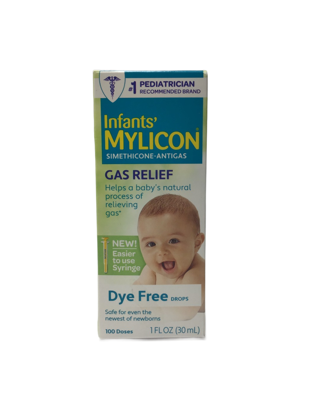 Mylicon Mylicon Infants' Simethicone-Antigas Gas Relief Dye Free Drops, 1 fl oz, photo 1