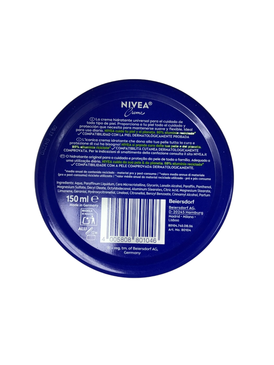 NIVEA NIVEA Creme, 150 mL, photo 2