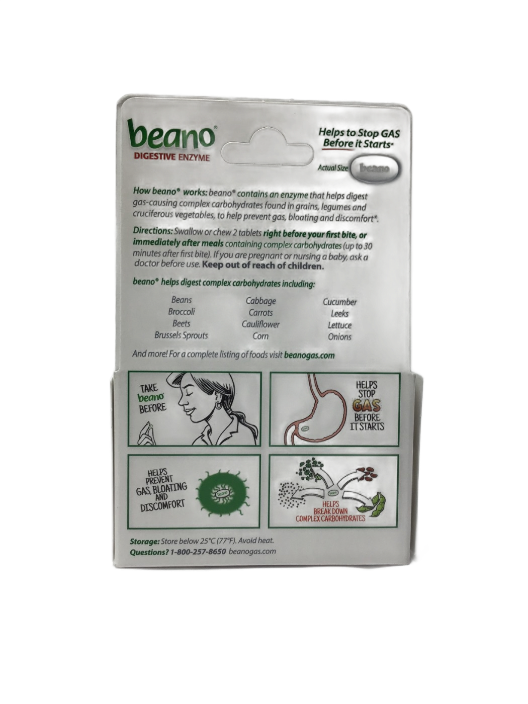 beano beano Digestive Enzyme, 100 ct, photo 2