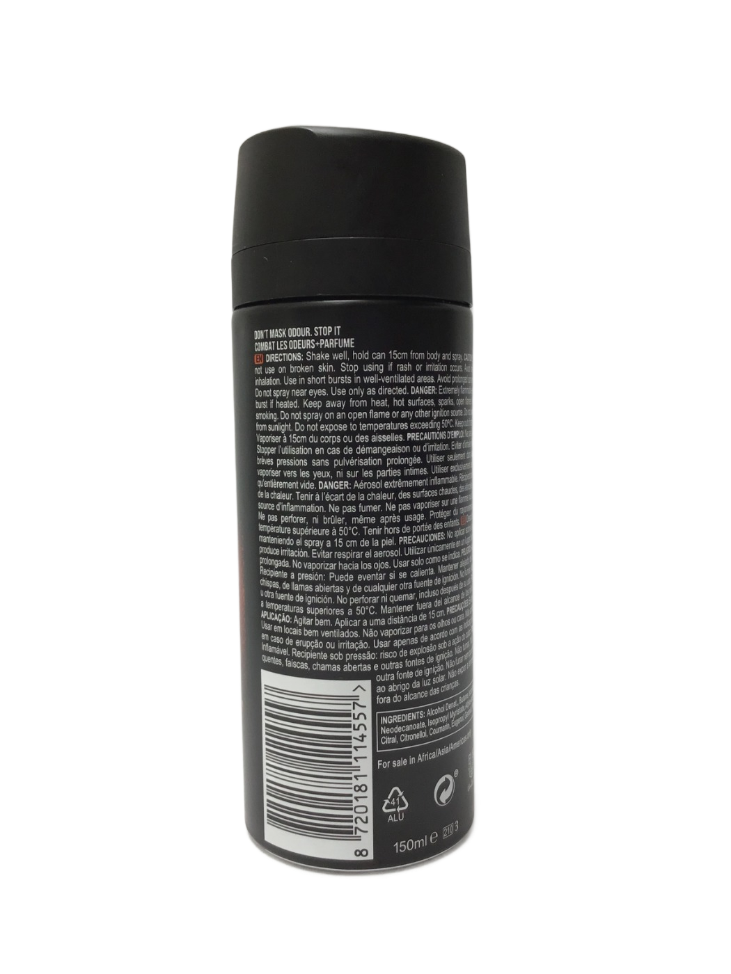 AXE AXE Musk Patchouli & Fougere Deodorant Bodyspray, 150 mL, photo 2