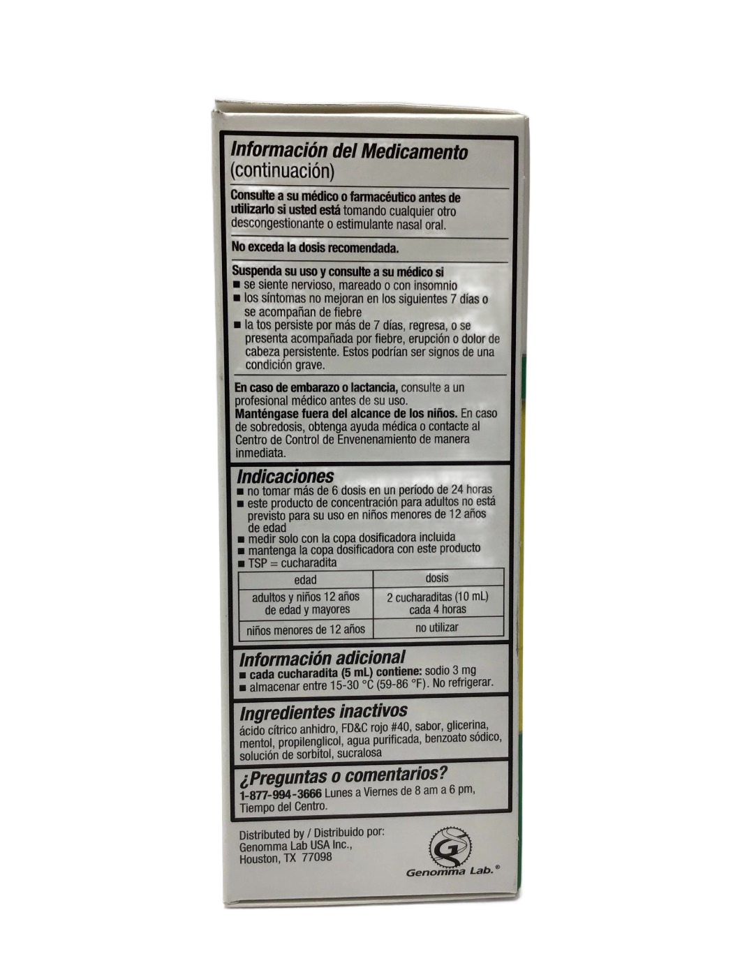 Tukol Tukol Multi-Symptom Cough & Congestion, 4 fl oz, photo 8