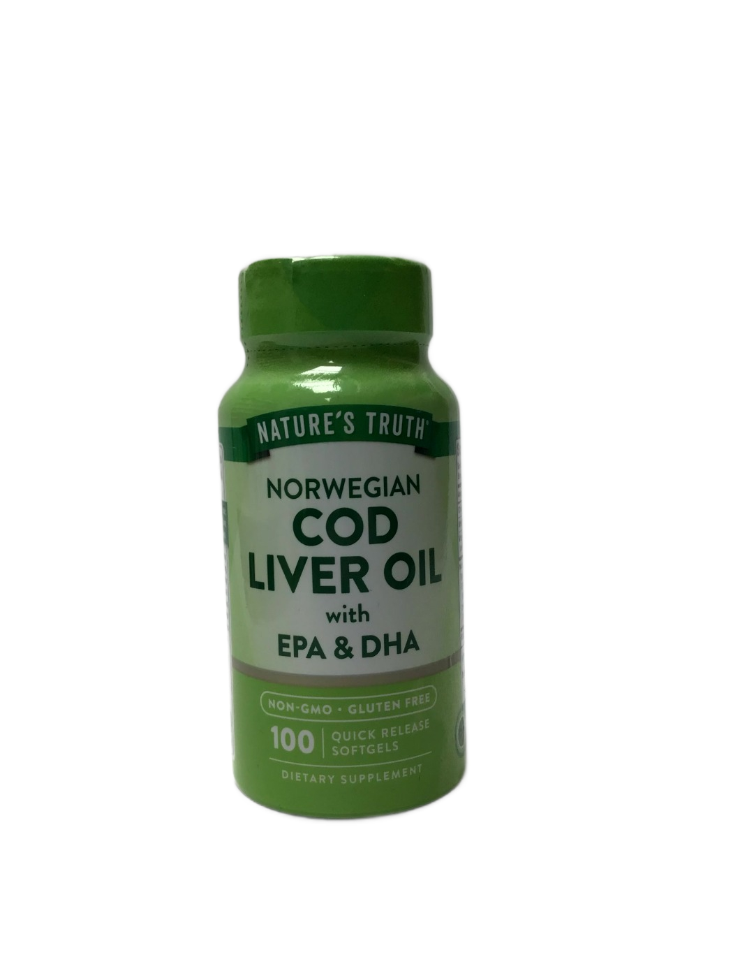 Nature's Truth Nature's Truth Norwegian Cod Liver Oil with EPA & DHA, 100 ct