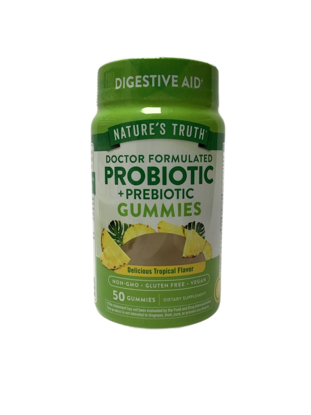 Nature's Truth Nature's Truth Doctor Formulated Probiotic + Prebiotic Gummies, Delicious Tropical Flavor, 50 ct