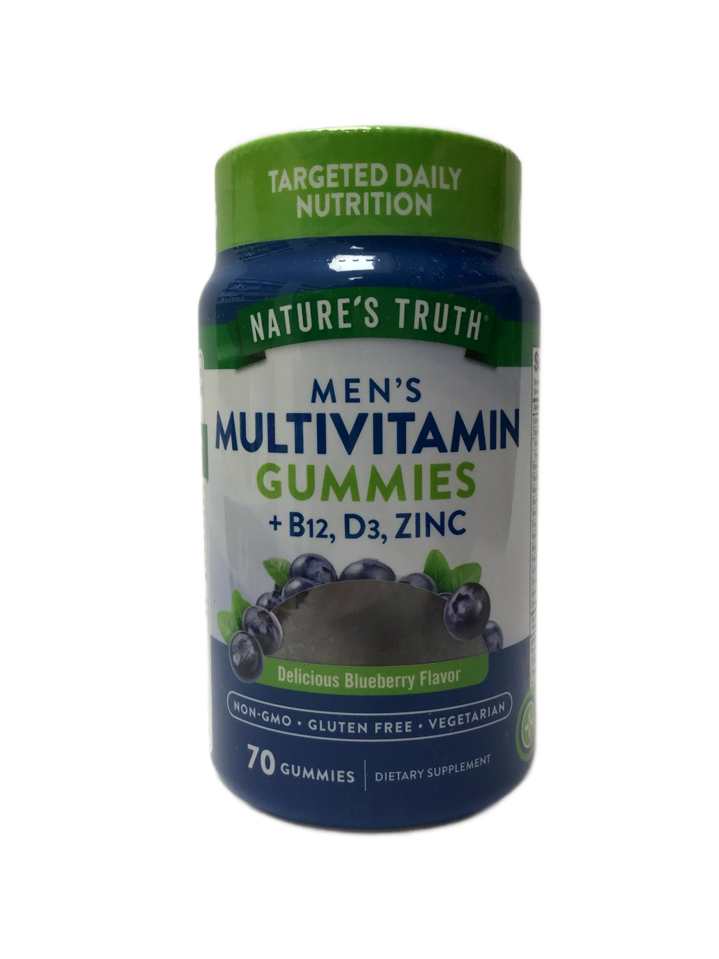 Nature's Truth Nature's Truth Men's Multivitamin Gummies + B12, D3, Zinc, Blueberry Flavor, 70 ct