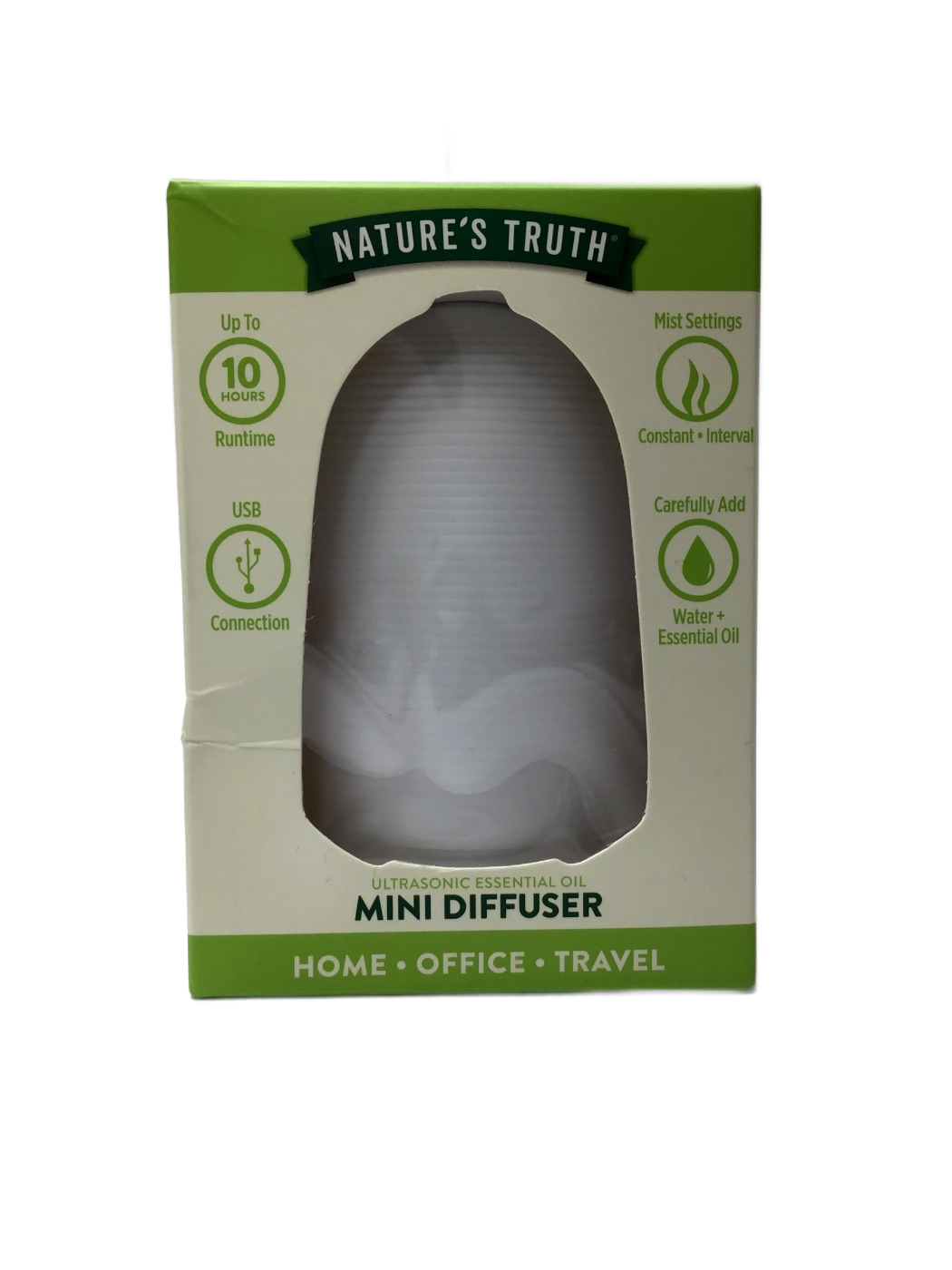 Nature's Truth Nature's Truth Ultrasonic Essential Oil Mini Diffuser, 1 ct