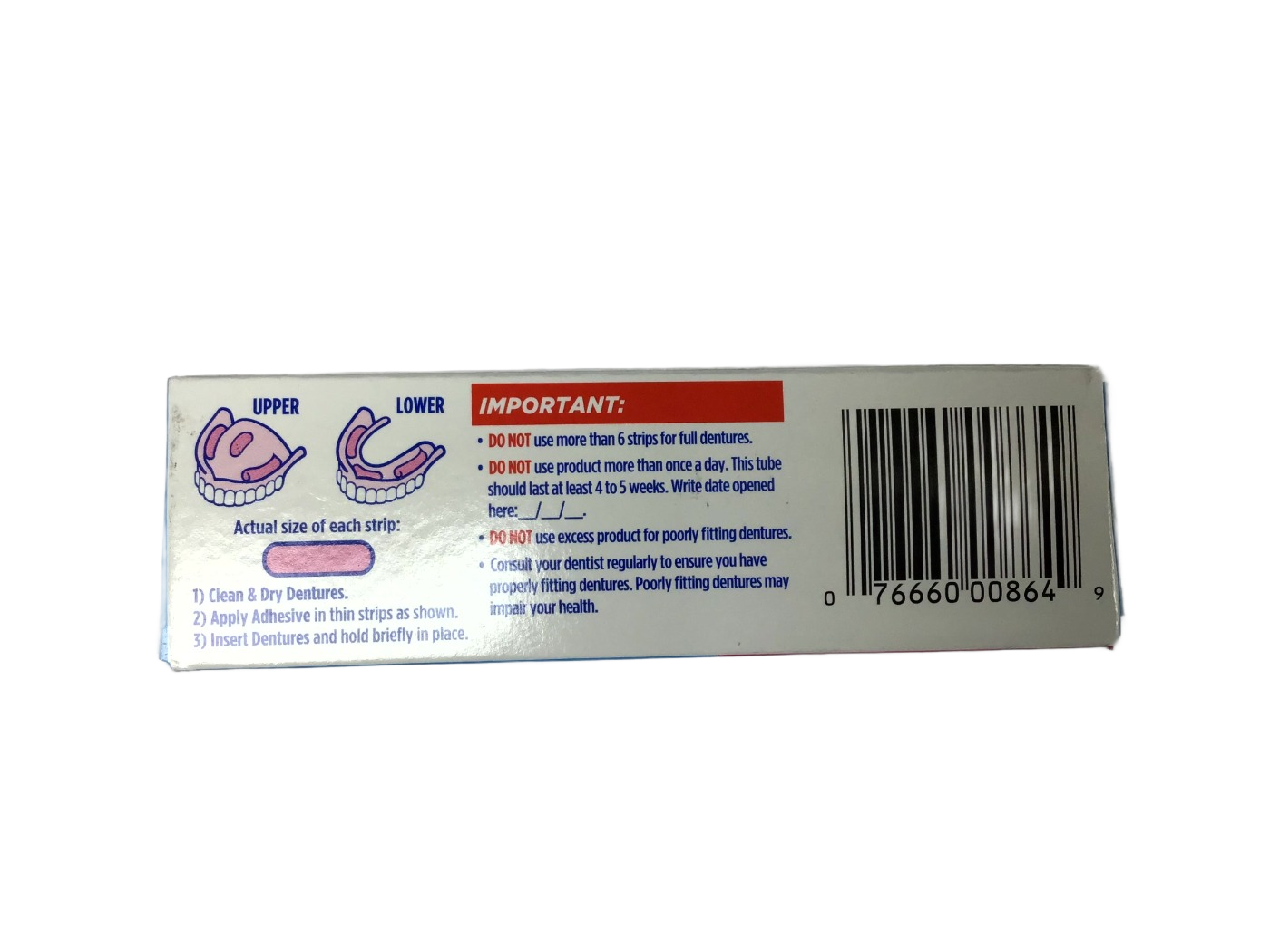 Fixodent Fixodent Complete Original Denture Adhesive Cream, 1.4 oz, photo 2