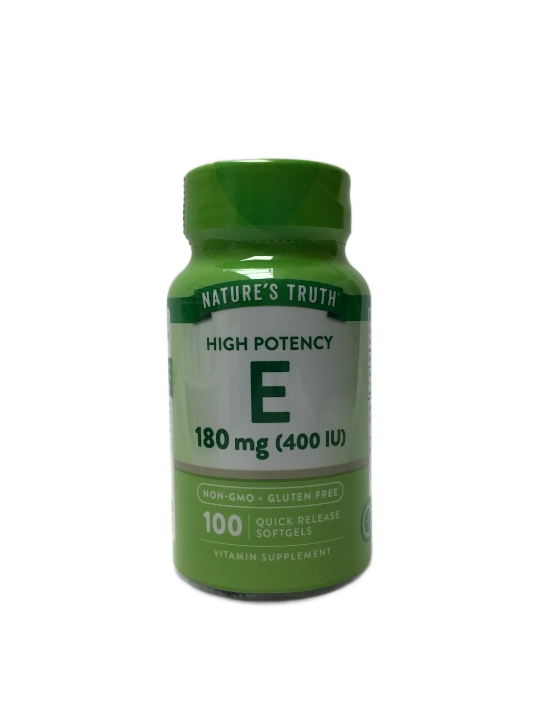 Nature's Truth Nature's Truth High Potency E 180 mg (400 IU) Quick Release Softgels, 100 ct