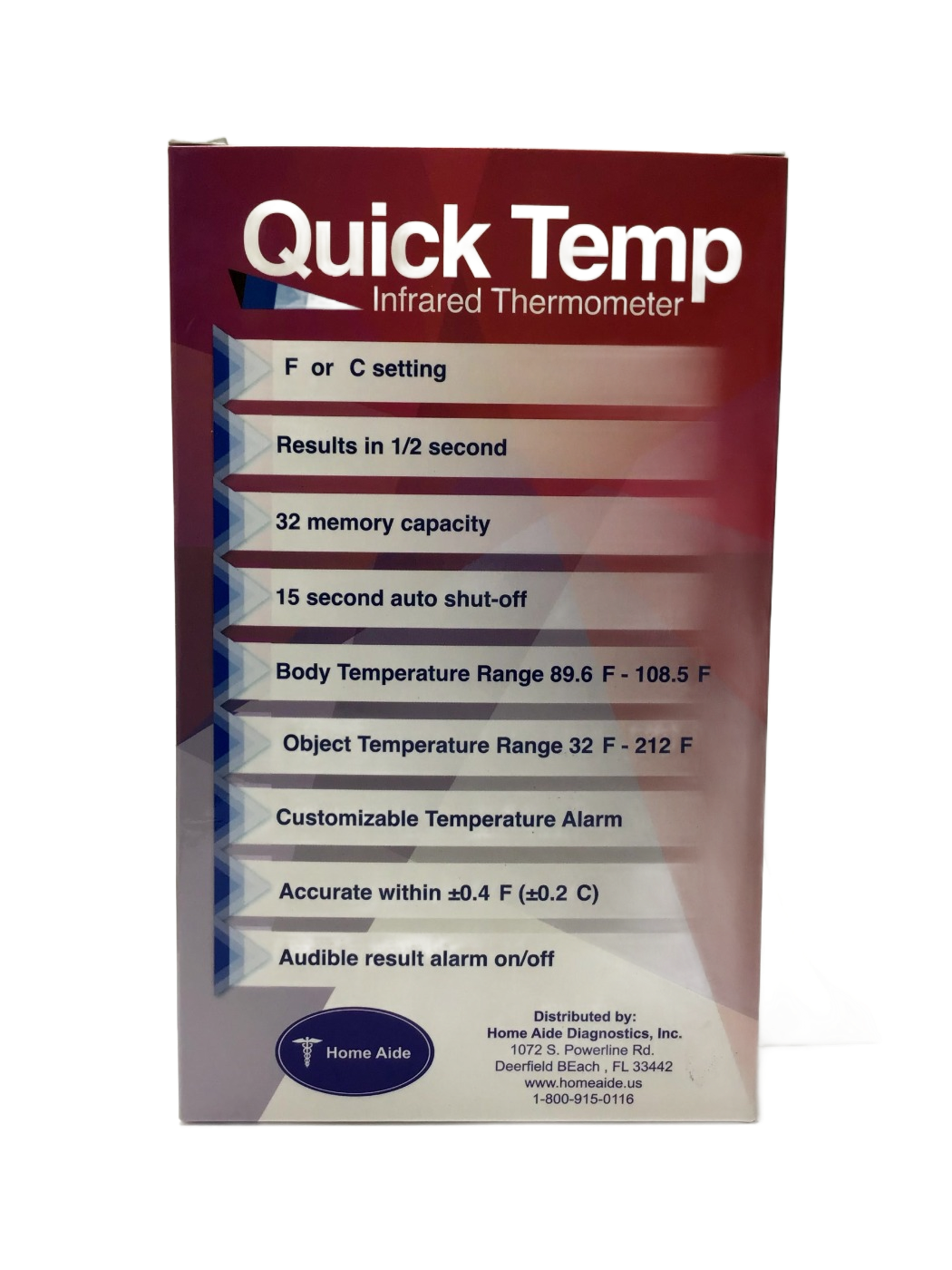 Home Aide Home Aide Quick Temp Infrared Thermometer CK-T1501, 1 ct, photo 4