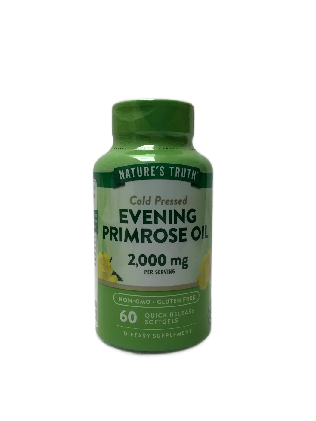 Nature's Truth Nature's Truth Cold Pressed Evening Primrose Oil 2,000 mg Quick Release Softgels, 60 ct
