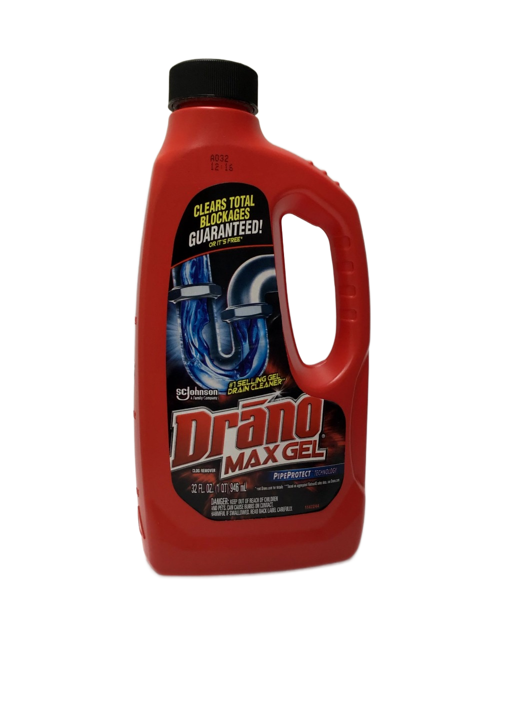 Drano Drano Max Gel Clog Remover, 32 fl oz, photo 1