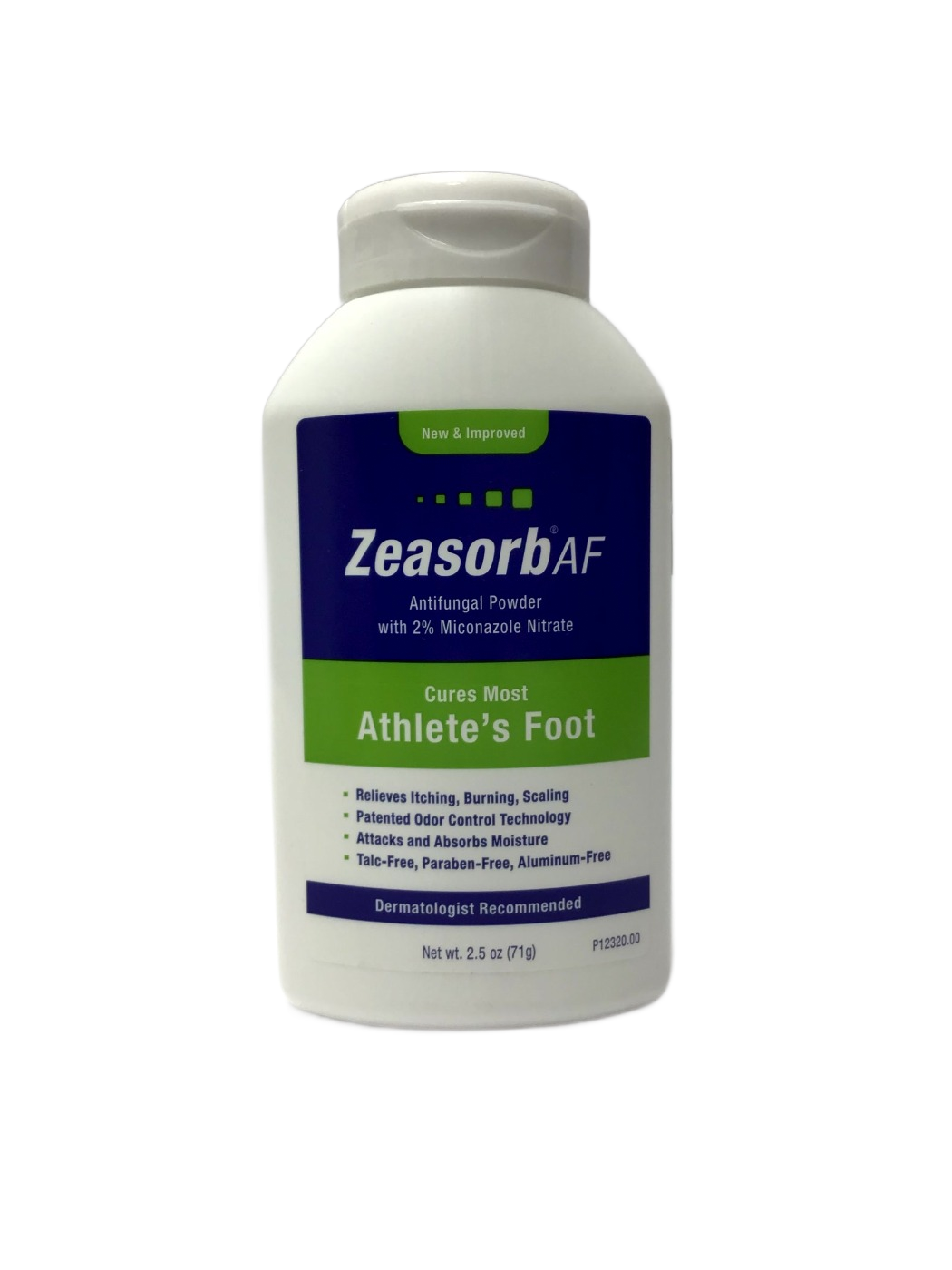 Zeasorb Zeasorb AF Antifungal Powder with 2% Miconazole Nitrate, 2.5 oz, photo 1