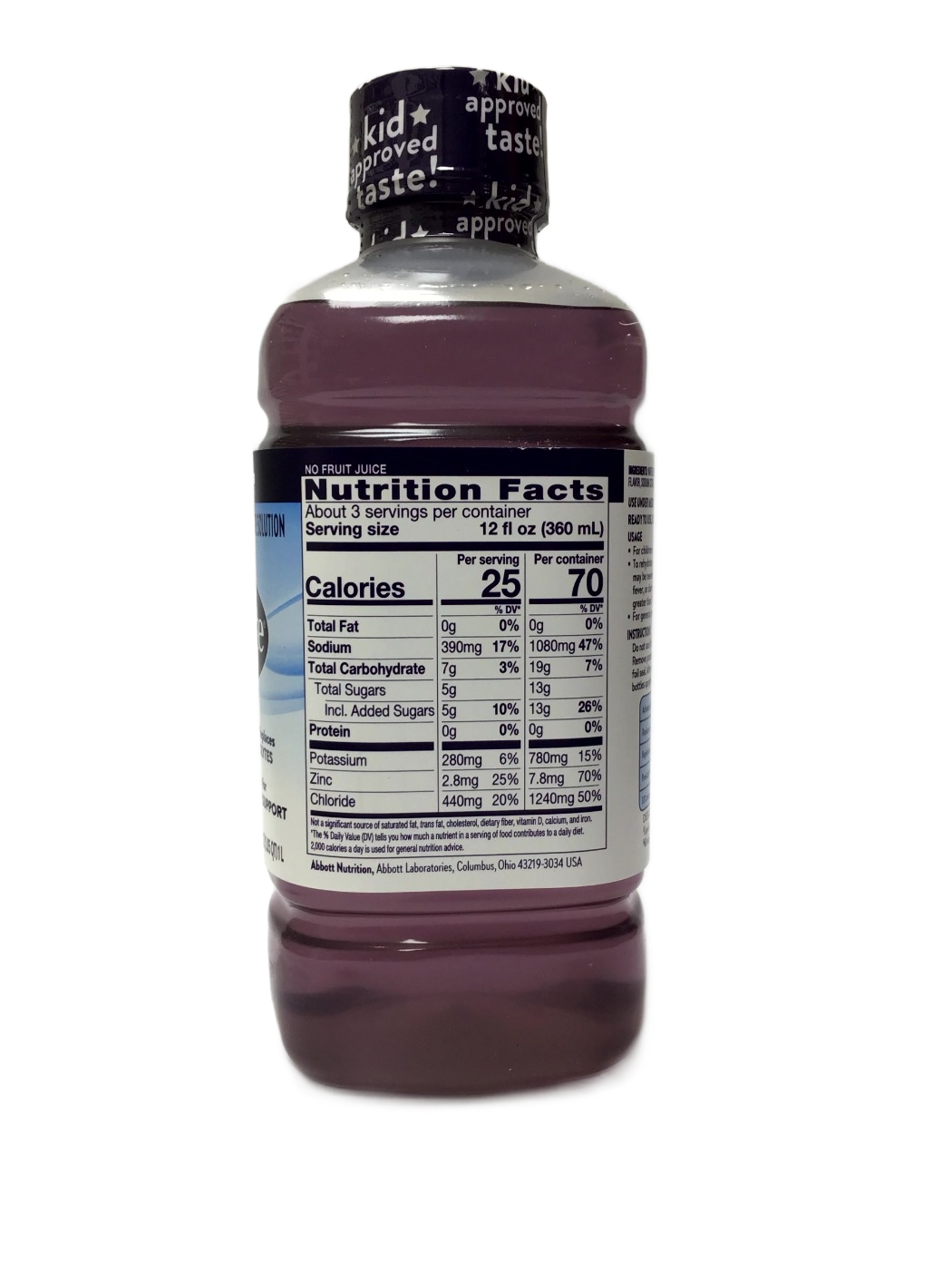 Pedialyte Pedialyte Electrolyte Solution, Grape, 33.8 fl oz, photo 2