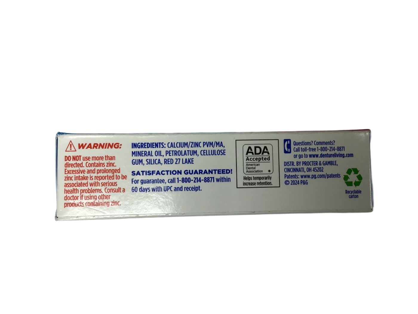 Fixodent Fixodent Complete Original Denture Adhesive Cream, 1.4 oz, photo 3