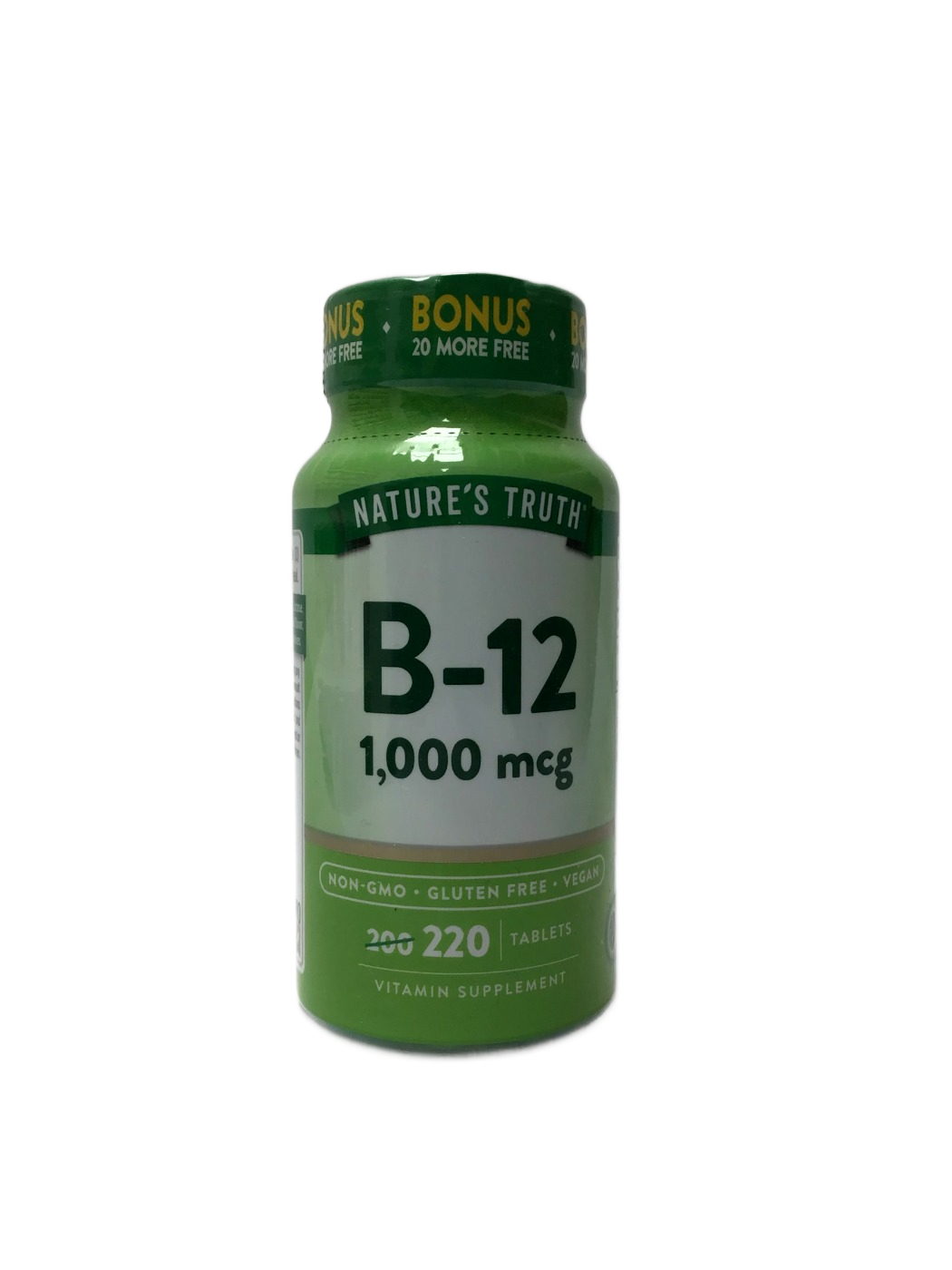 Nature's Truth Nature's Truth B-12 1,000 mcg Tablets, 220 ct