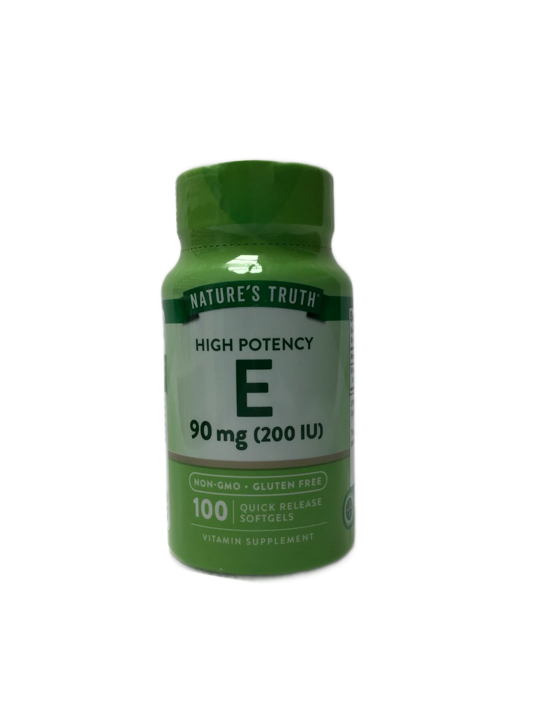 Nature's Truth Nature's Truth High Potency E 90 mg (200 IU) Quick Release Softgels, 100 ct