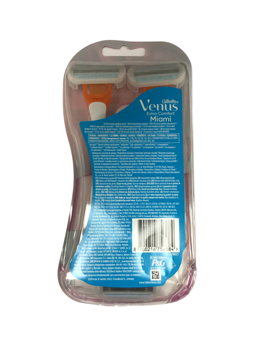 Gillette Venus Gillette Venus Extra Comfort Miami, 3 ct, photo 2