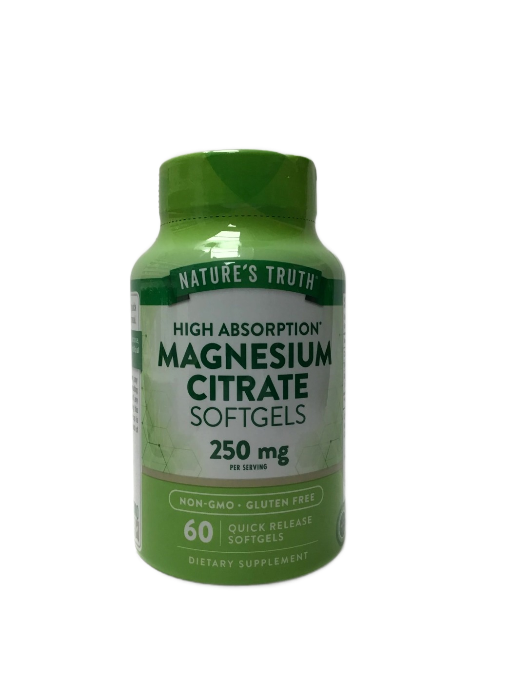 Nature's Truth Nature's Truth High Absorption Magnesium Citrate Softgels 250 mg, 60 ct