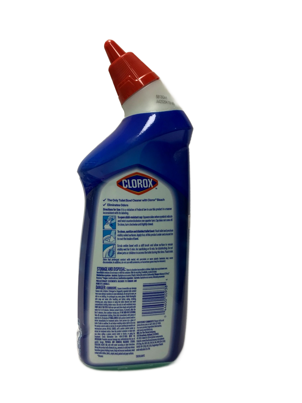 Clorox Clorox Toilet Bowl Cleaner Bleach Rain Clean, 24 fl oz, photo 2