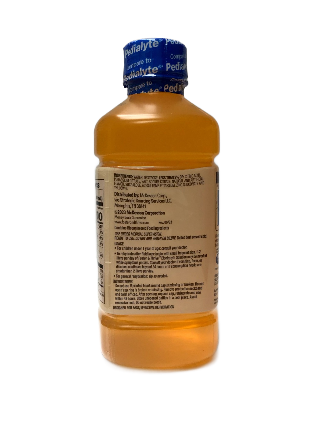 Foster & Thrive Foster & Thrive Electrolyte Solution, Mixed Fruit, 33.8 fl oz, photo 3