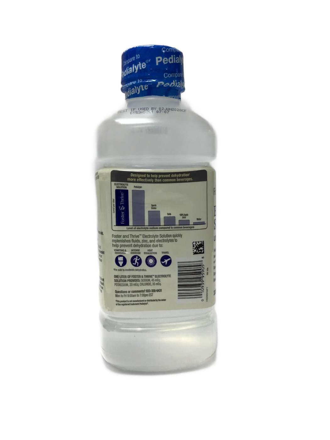 Foster & Thrive Foster & Thrive Electrolyte Solution Unflavored, 33.8 fl oz, photo 4