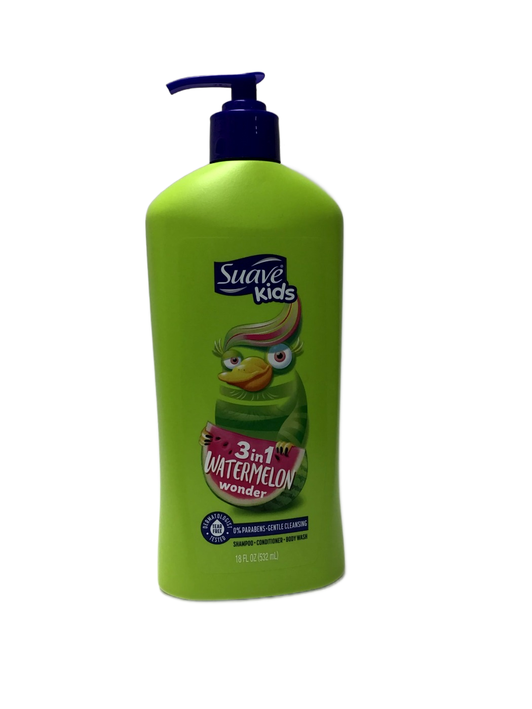 Suave Suave Kids 3 in 1 Watermelon Wonder Shampoo, Conditioner, Body Wash, 18 fl oz